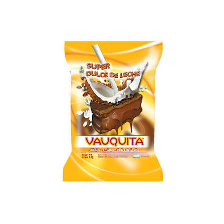 ALFAJOR VAUQUITA SUPER DULCE DE LECHE 72GR
